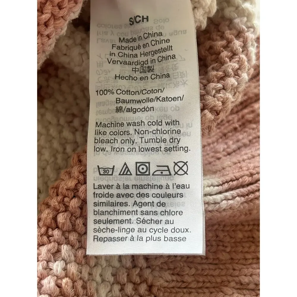 Madewell Rainbow Tie-Dye Westford Pullover Sweater Size Small
